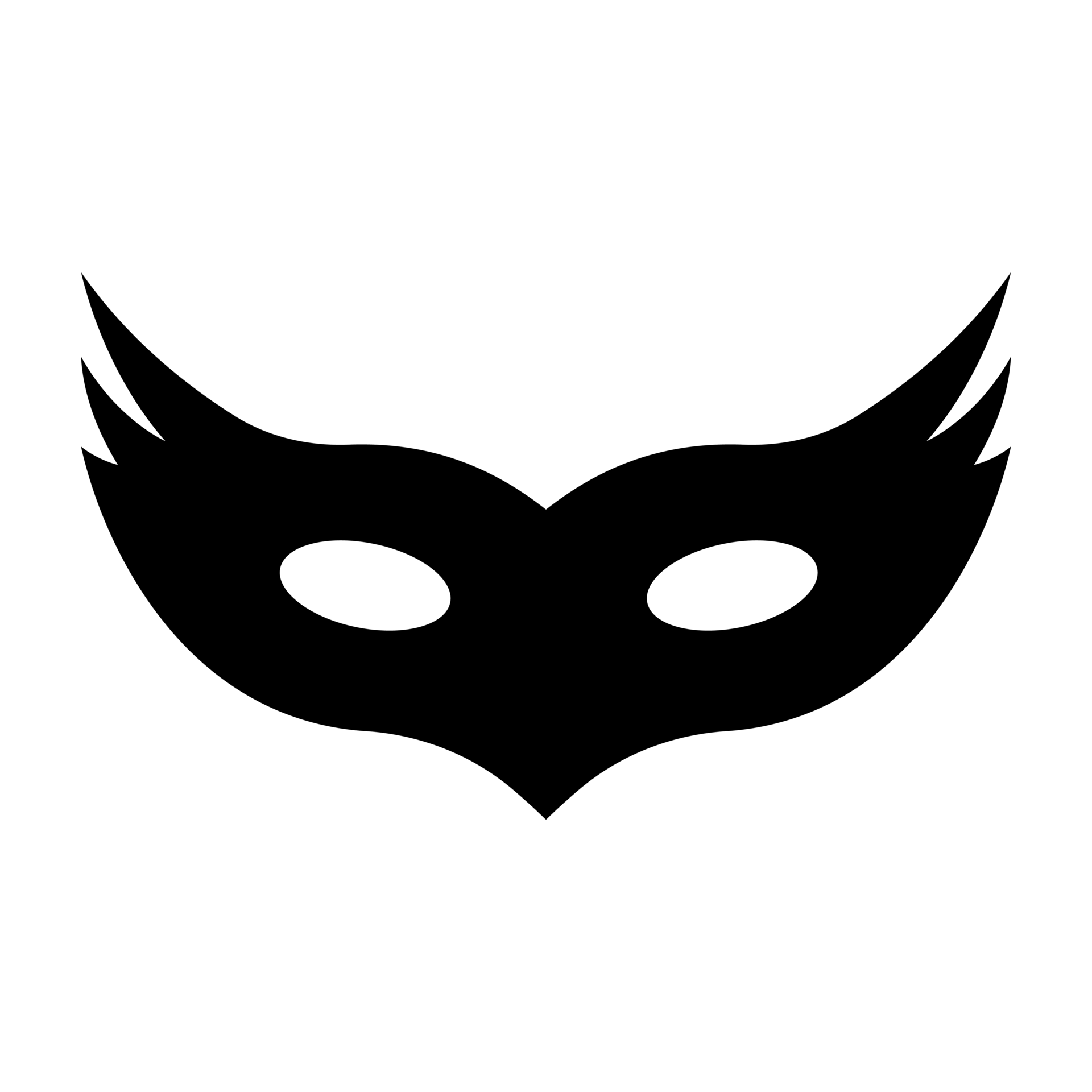 black carnival mask icon 24188158 PNG