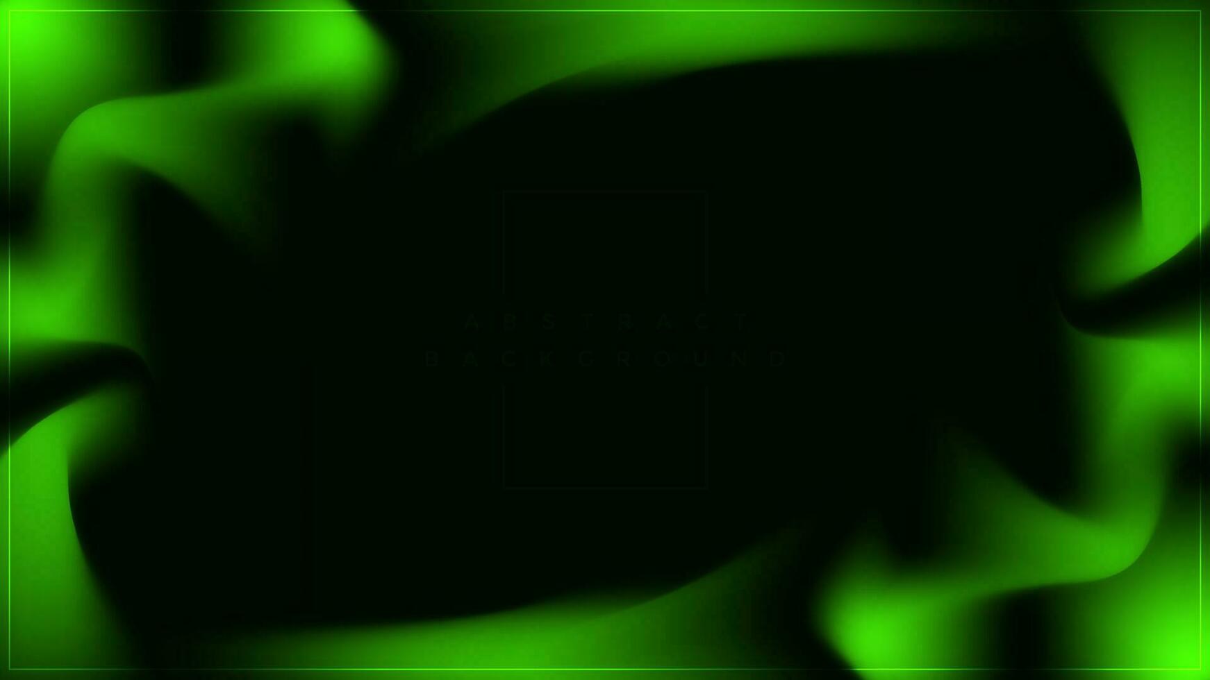 Modern abstract green gradient banner background design vector