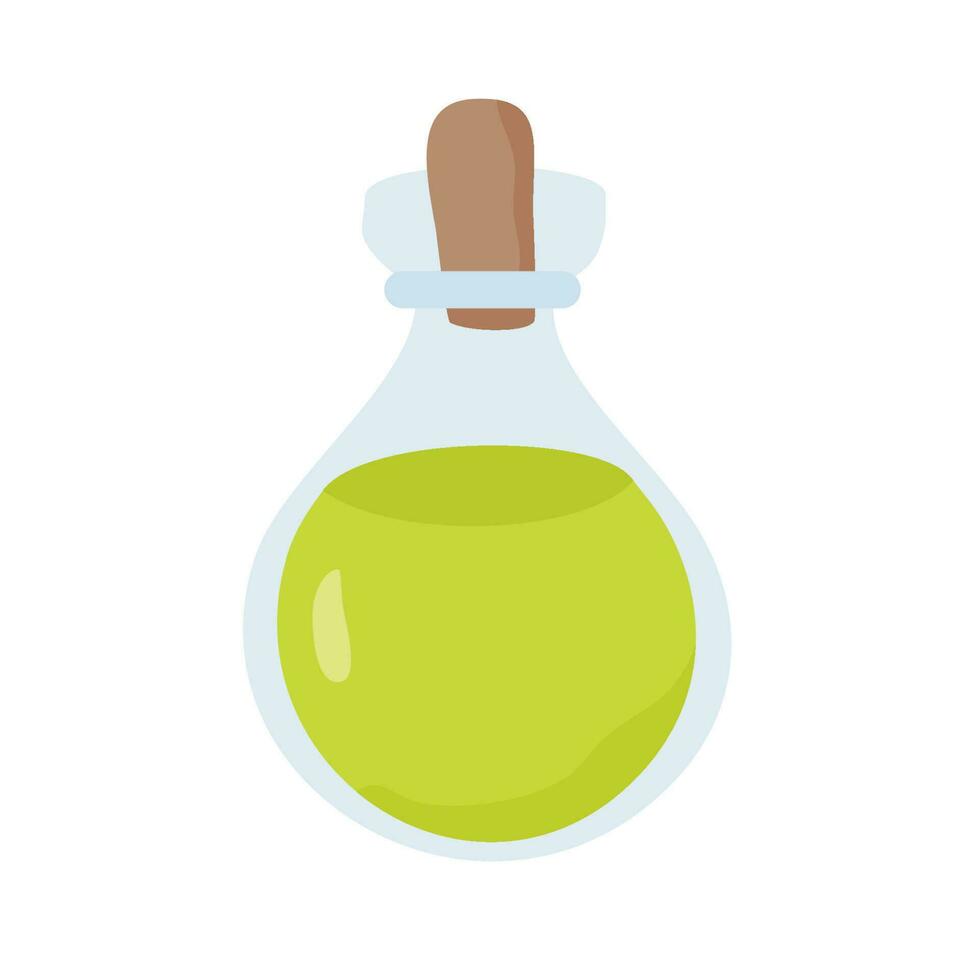 olive oil in bottle vector