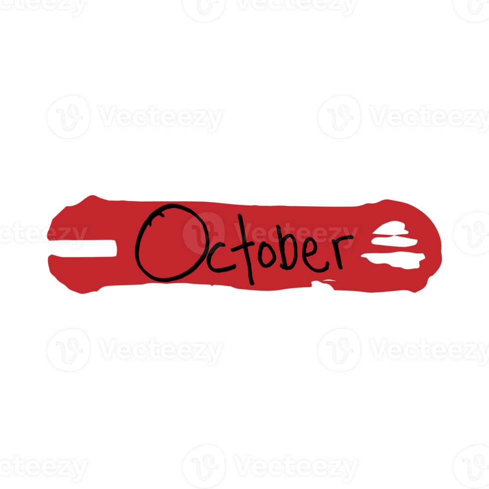 october-label-button-element-24188417-png