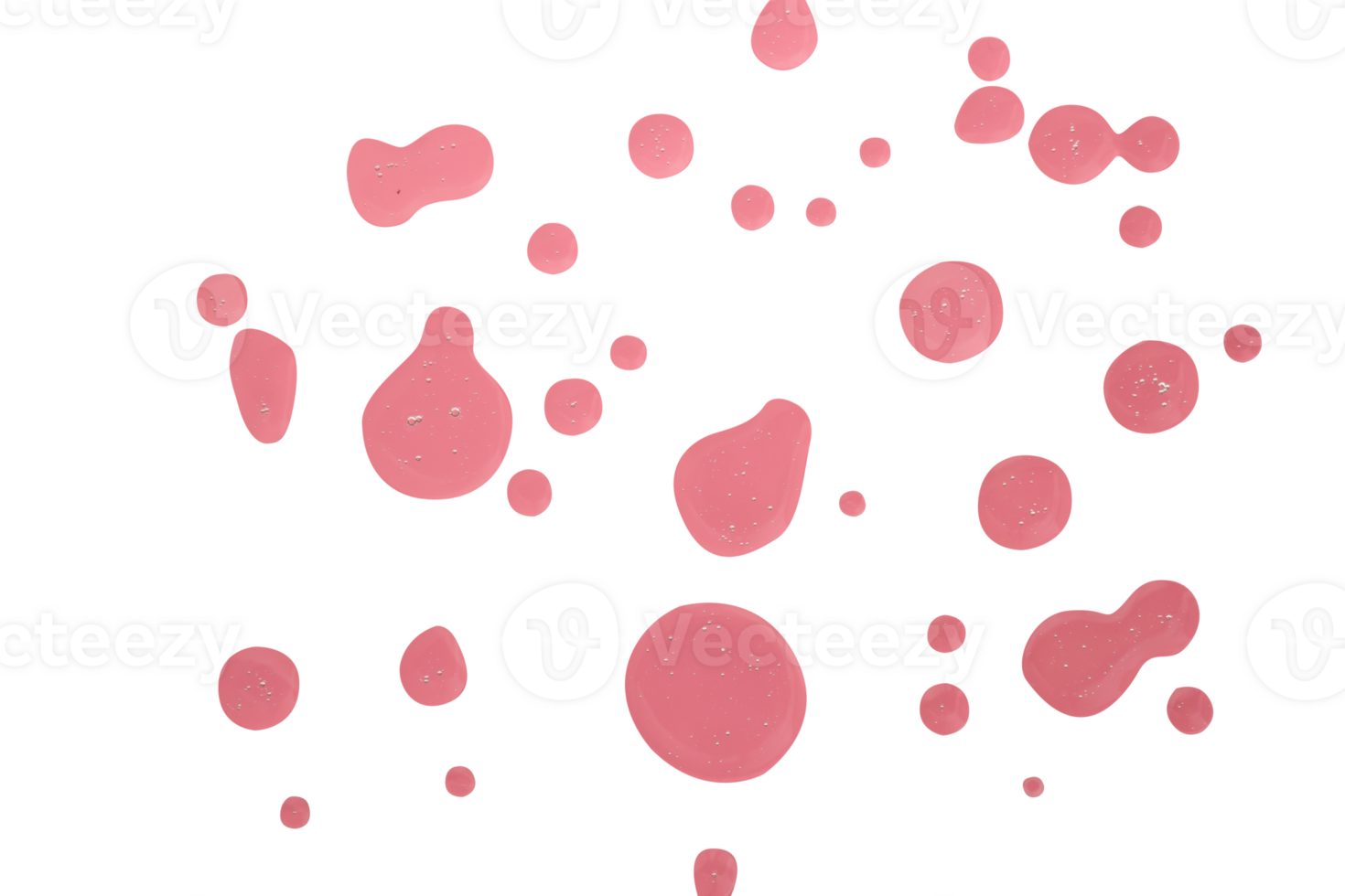 drops of transparent gel png