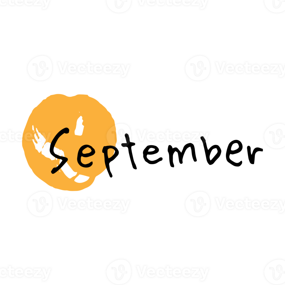 September label button element png