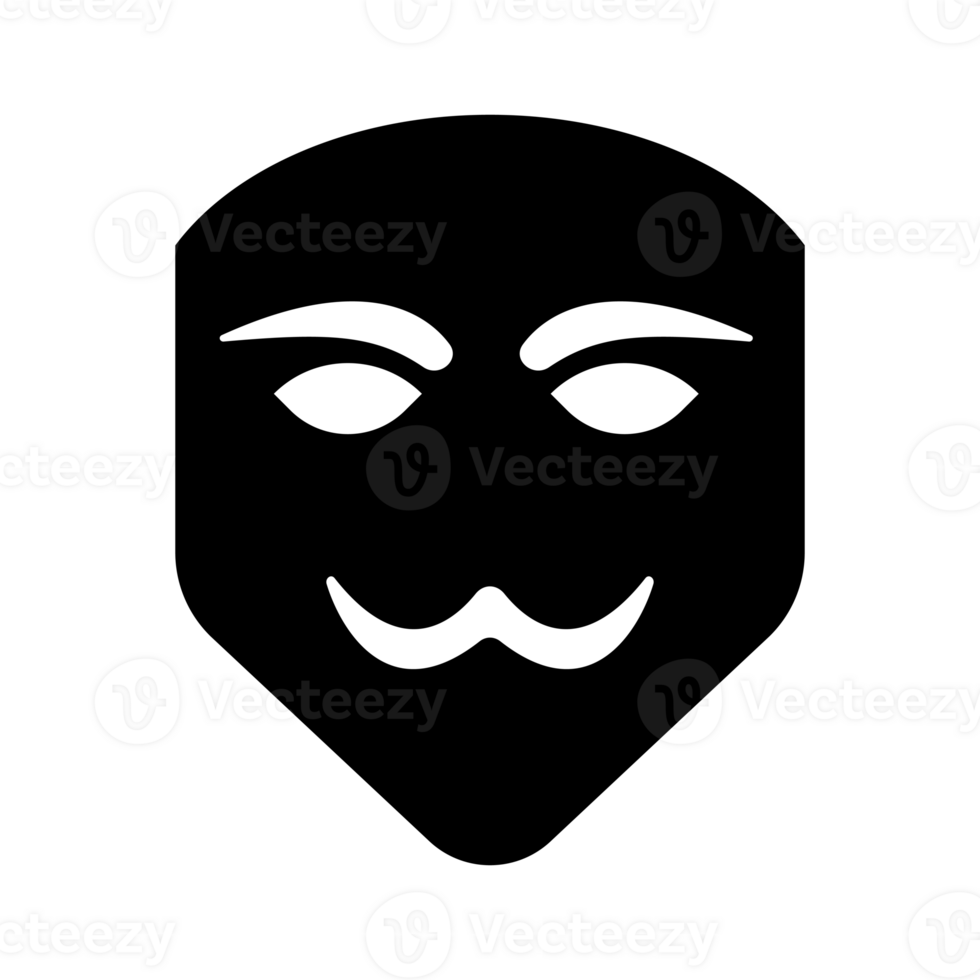 Anonymous hacker mask icon 24188607 PNG