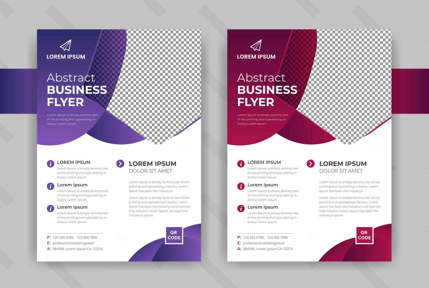Corporate Business Flyer poster pamphlet brochure cover design layout background, two colors scheme vector