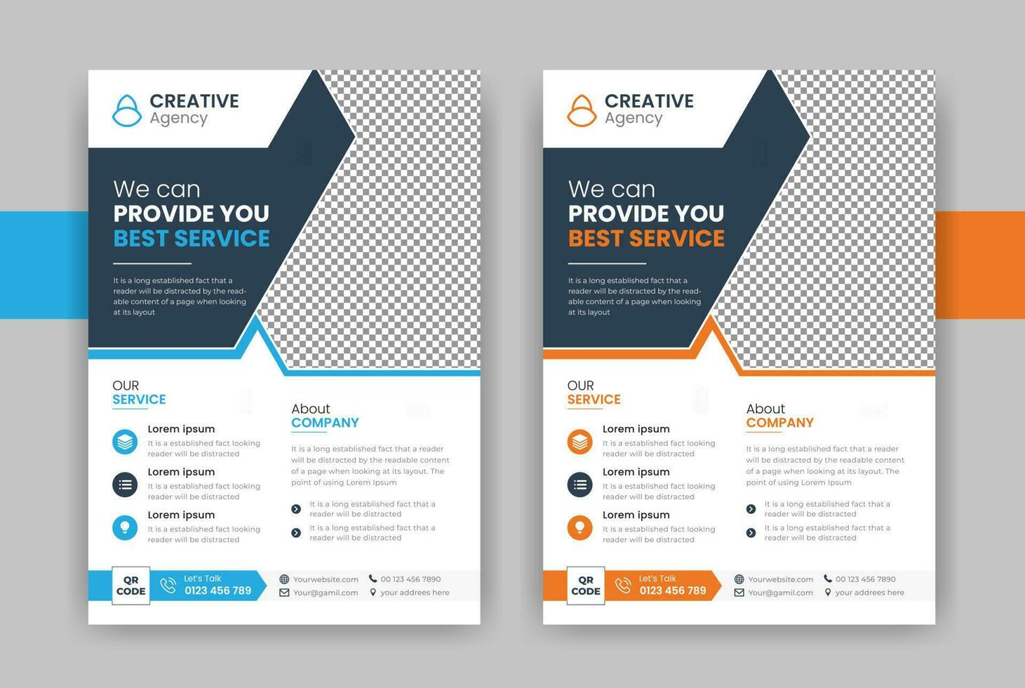 Corporate Business abstract vector Flyer template. Brochure design,flyer design template, eco flyer, IT Company flyer , Geometric shape, and leaflets.