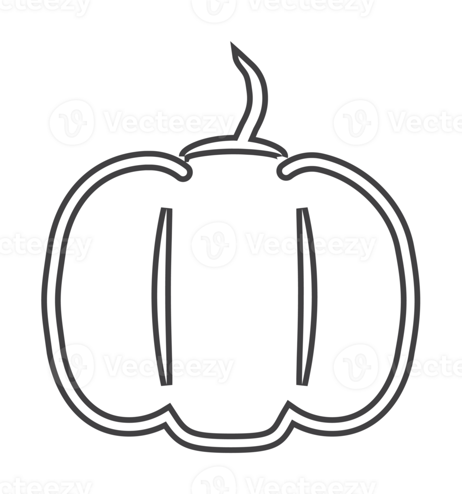 citrouille icône illustration conception art png