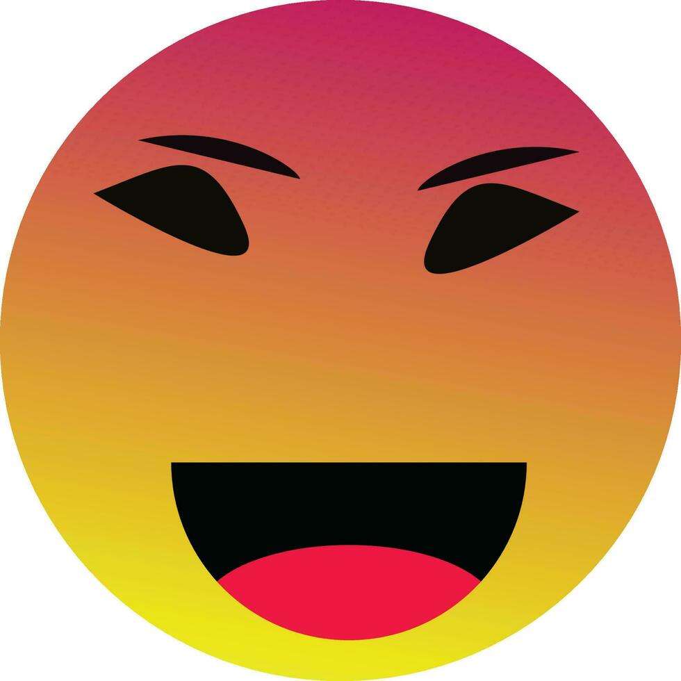 alegre sonrisa icono vector