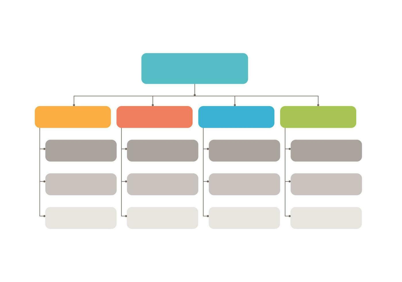 Infographic, Flowchart, Workflow, diagram, organization chart, vector illustration.