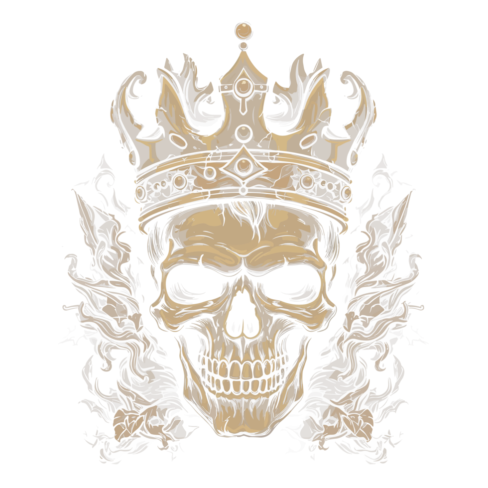 Beautiful Skull Silhouette png