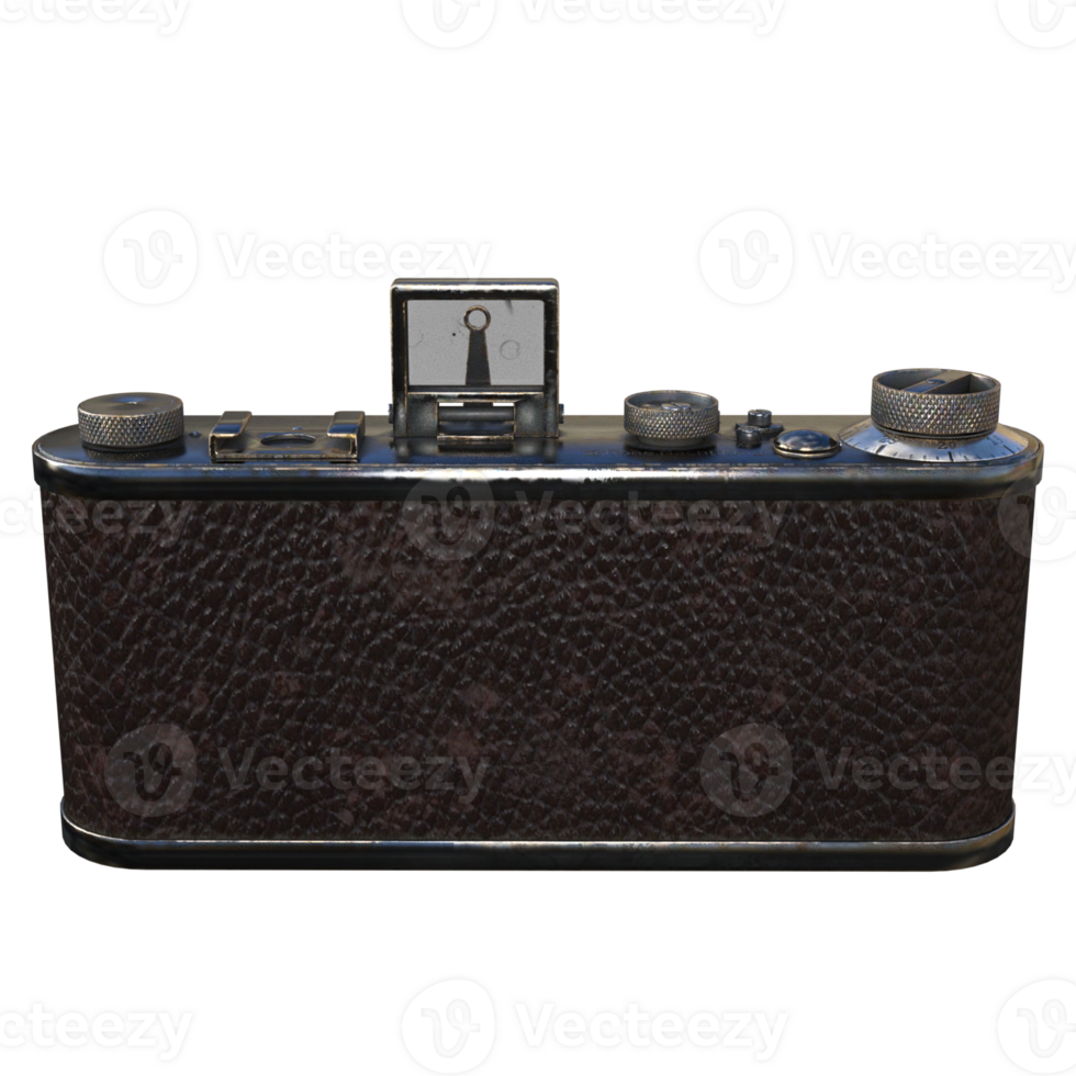 old camera isolated 3d png