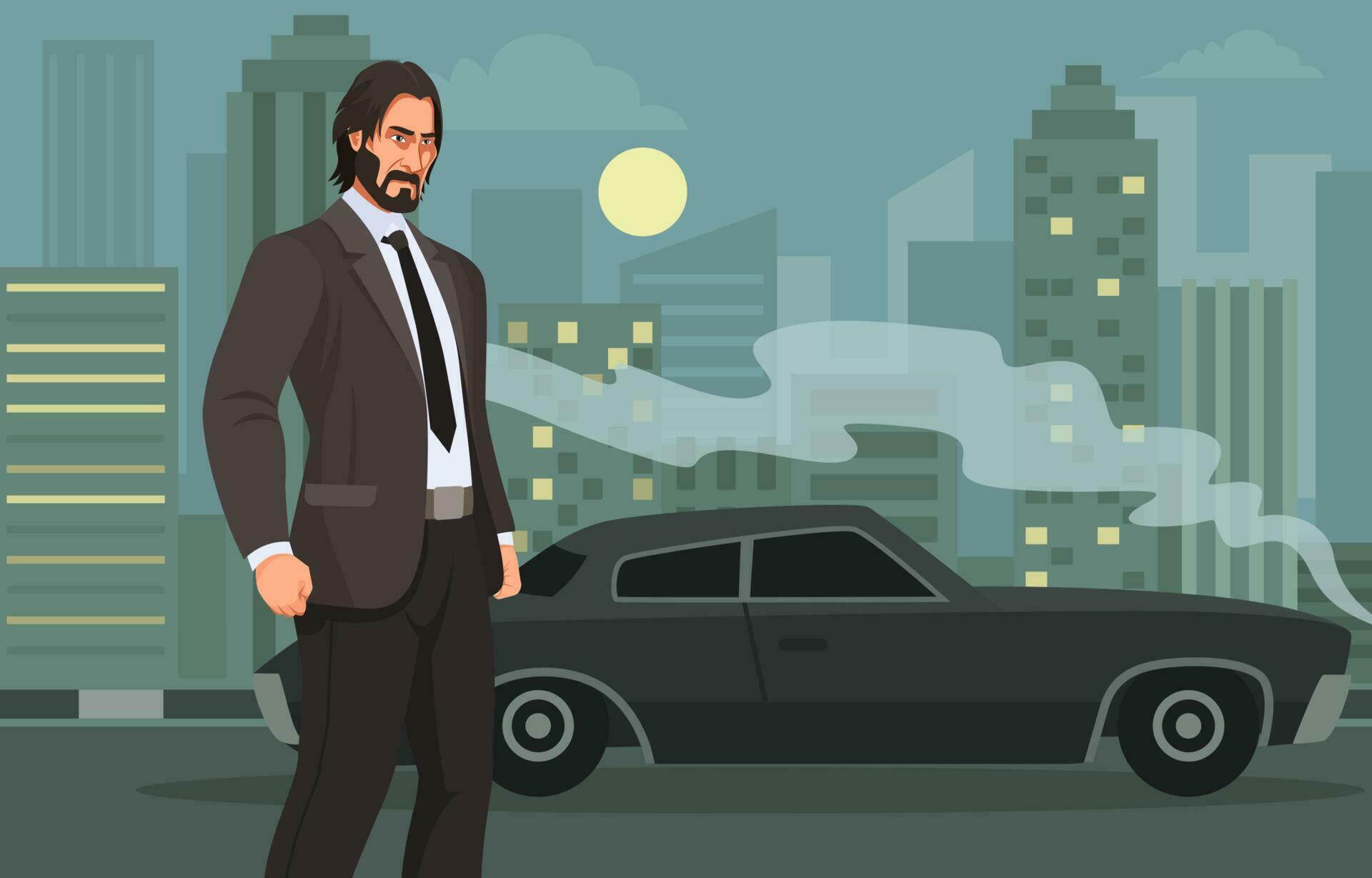 john wick get his car