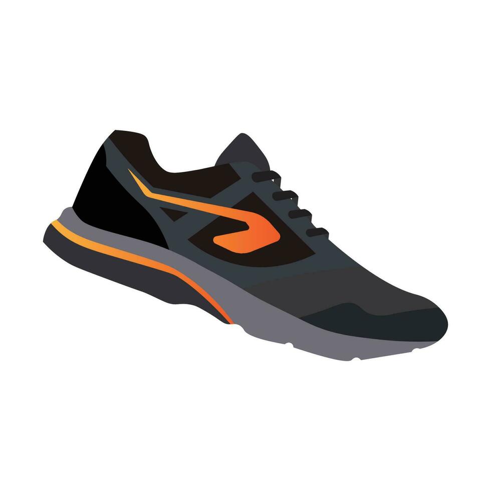 Sport shoes . Concept. Flat design. Vector illustration. Sport shoes in flat style. Sport shoes side view. Fashion sport.