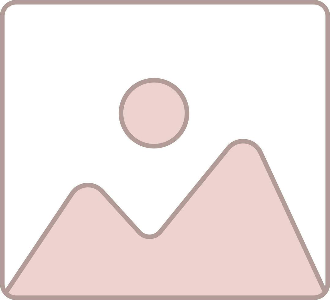 Isolated Gallery Icon In Pink And White Color. 24191727 Vector Art at
