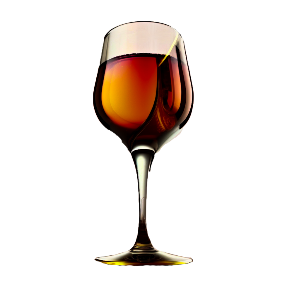 Glass for wine and whiskey realistic glass png