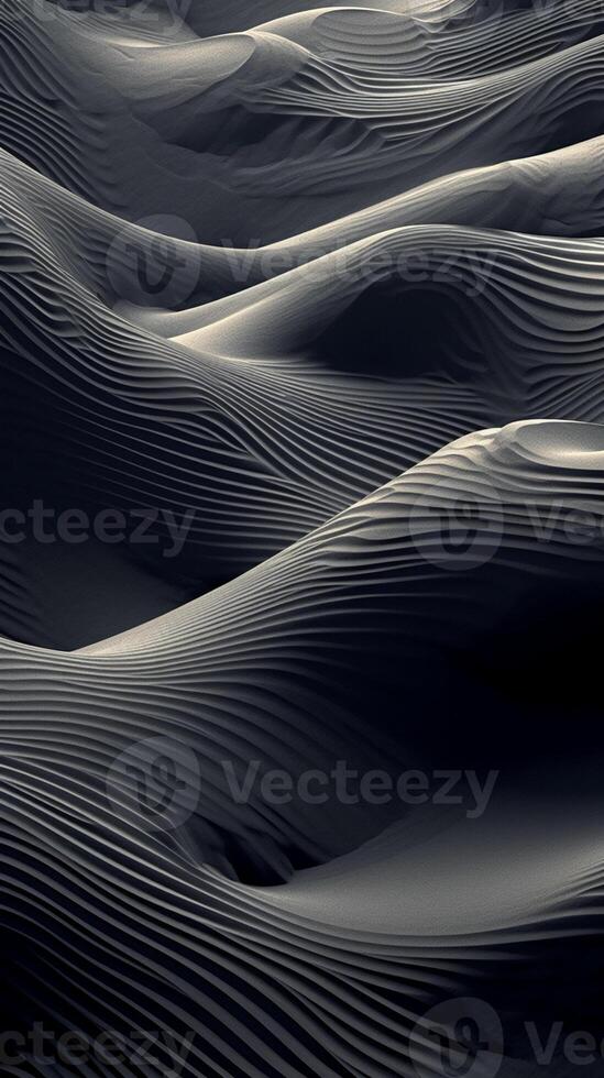 photographs of desert of surfaces, dark gray and white. photo