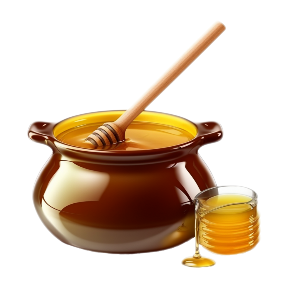 honey jar AI Generated 24192944 PNG