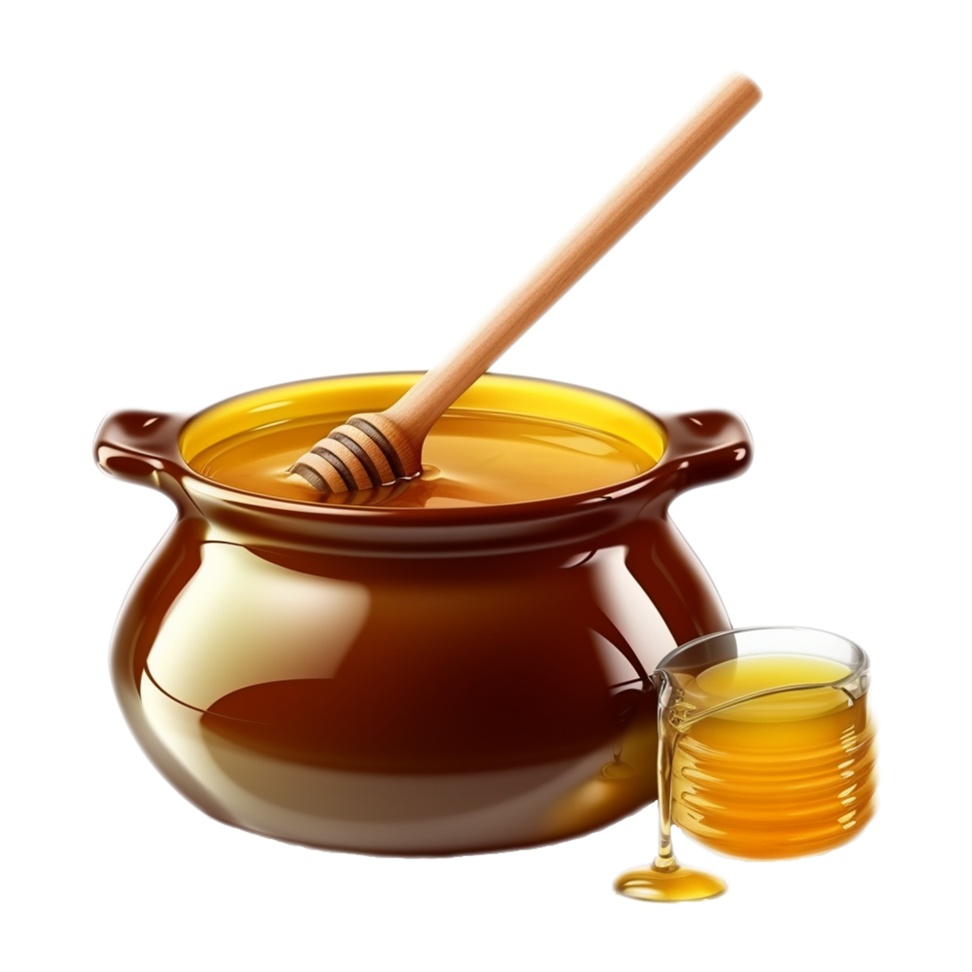 honey jar AI Generated 24192944 PNG
