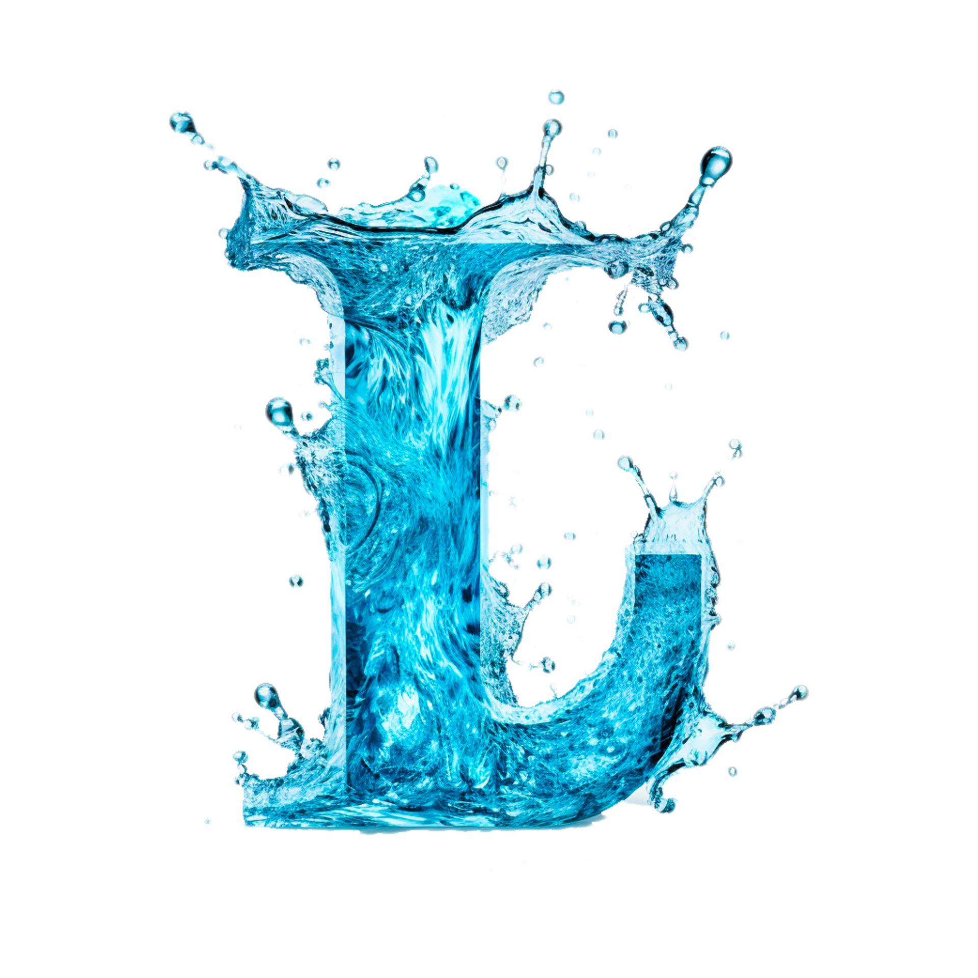 Watter Letter L Ai Generated 24192952 Png