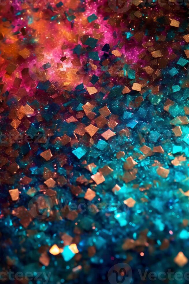 Teeny tiny tulle sparkles glam pink and turquoise hd wallpaper, in the style of light blue and yellow, vibrant academia, poured, dark bronze and teal, psychedelic. photo