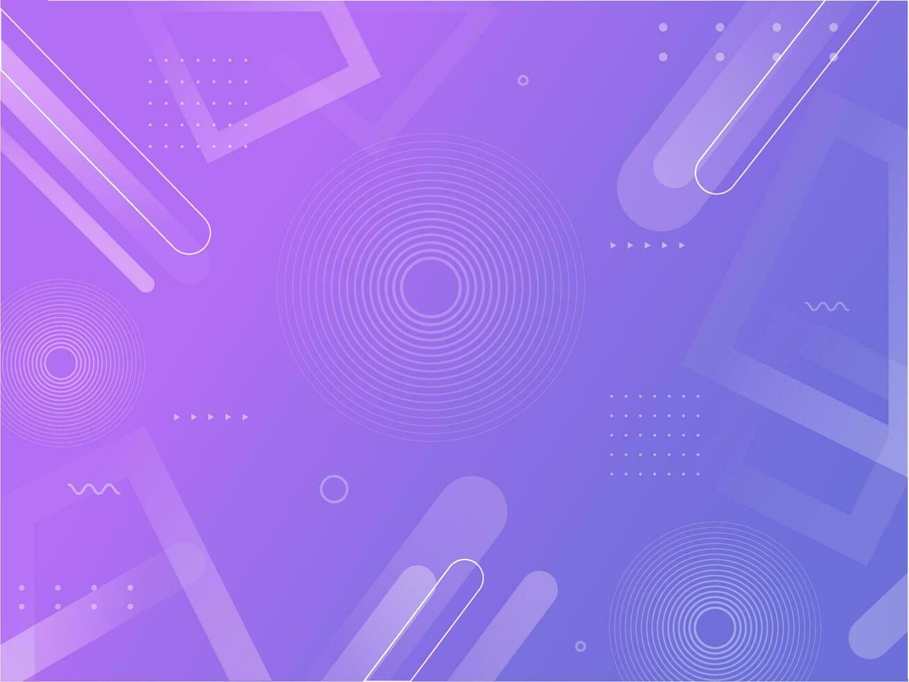 Abstract Geometric Dynamic Background In Purple Color. vector