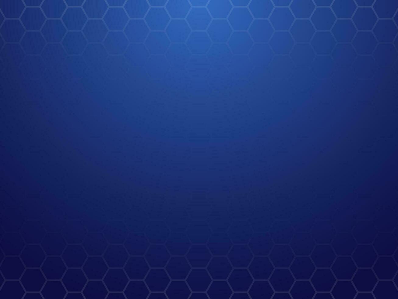 Abstract Blue Background With Hexagon Pattern. vector