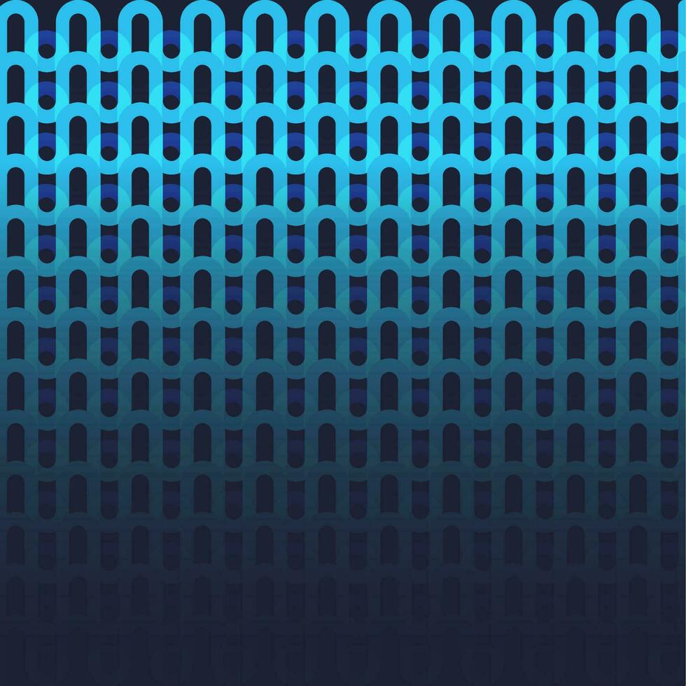 Abstract Seamless Wavy Pattern Background In Blue Color. vector