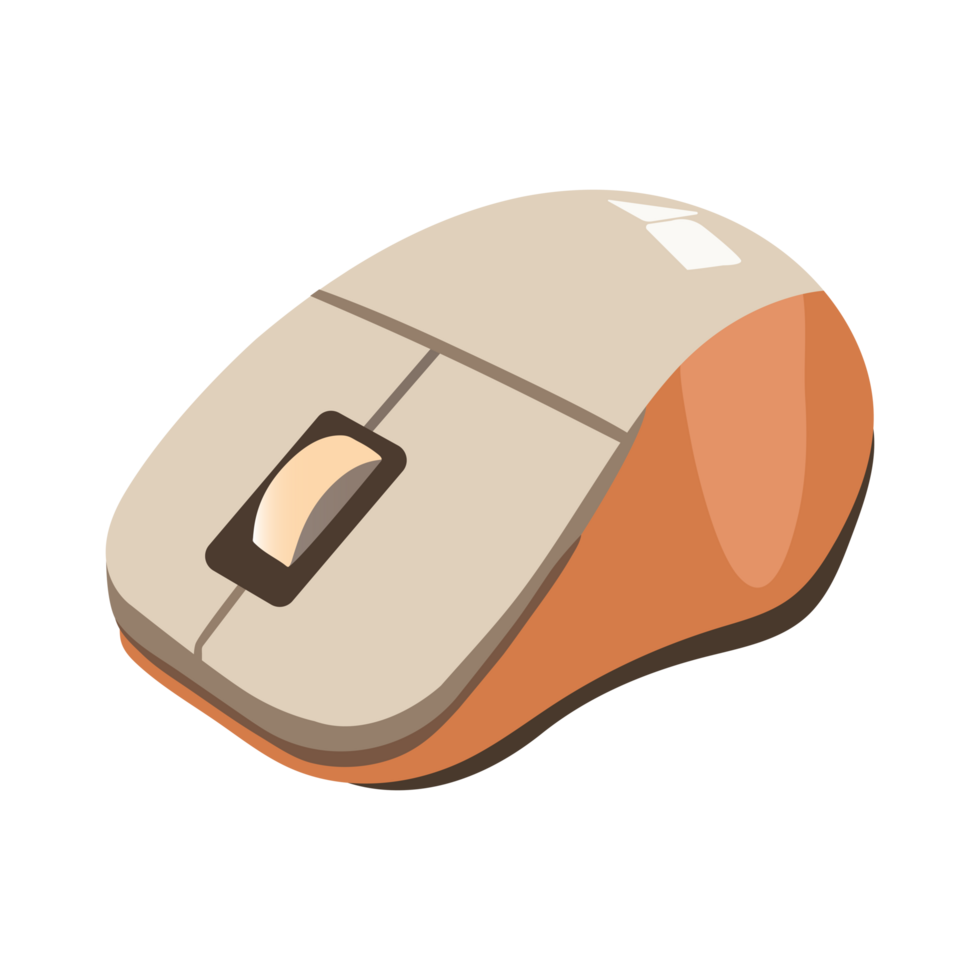 Wireless mouse AI Generated png