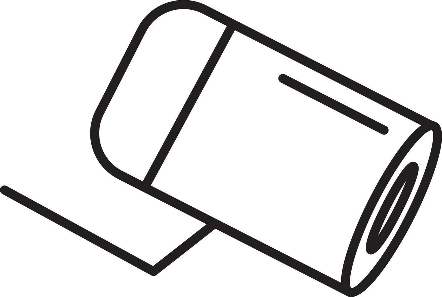 CCTV Camera Icon In Black Outline. vector