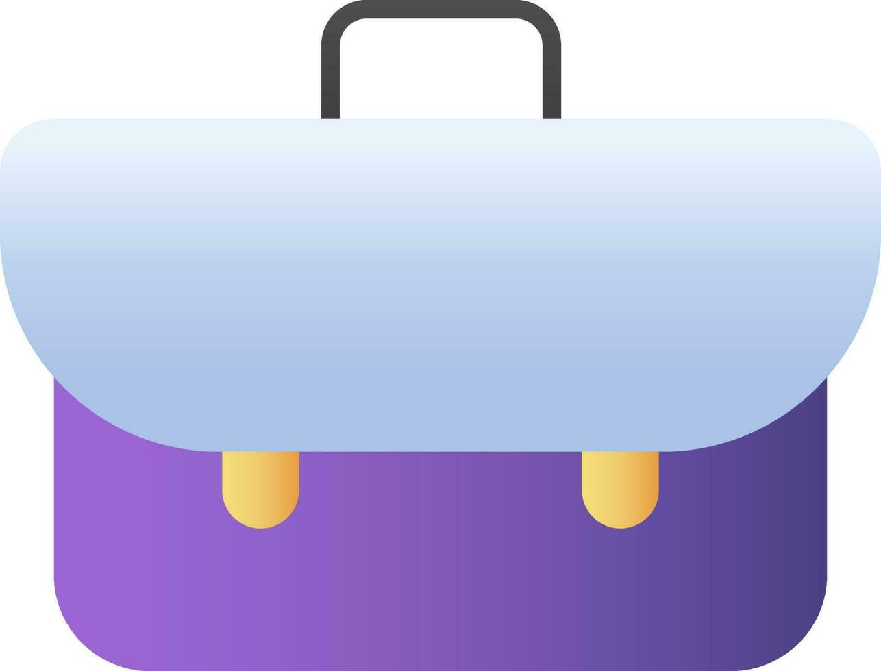 Isolated Handbag Colorful Icon In Flat Style. vector