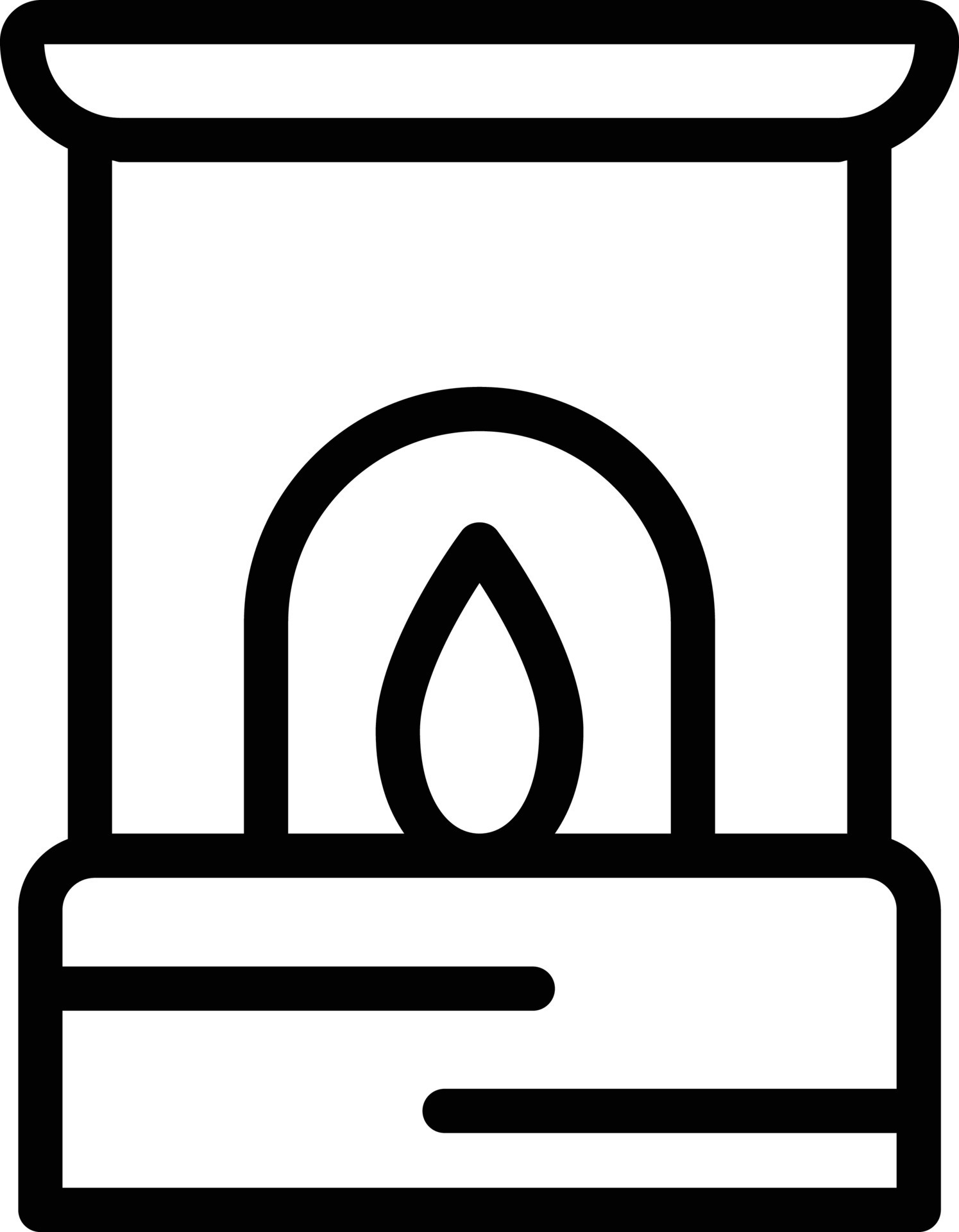 Incense Burner Icon In Black Line Art. 24194195 Vector Art at Vecteezy