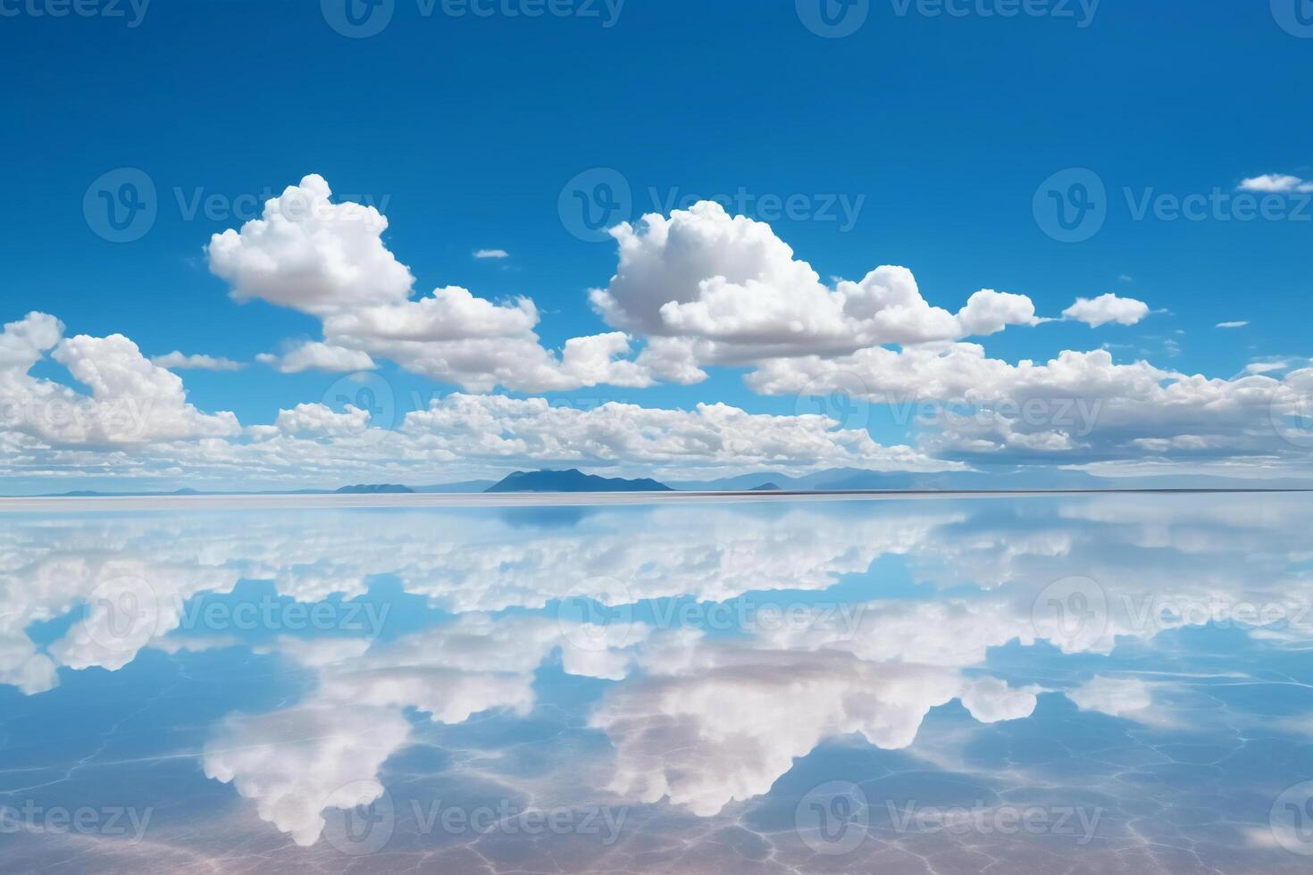 Salar de Uyuni, reflection water, sky. 24194225 Stock Photo at Vecteezy