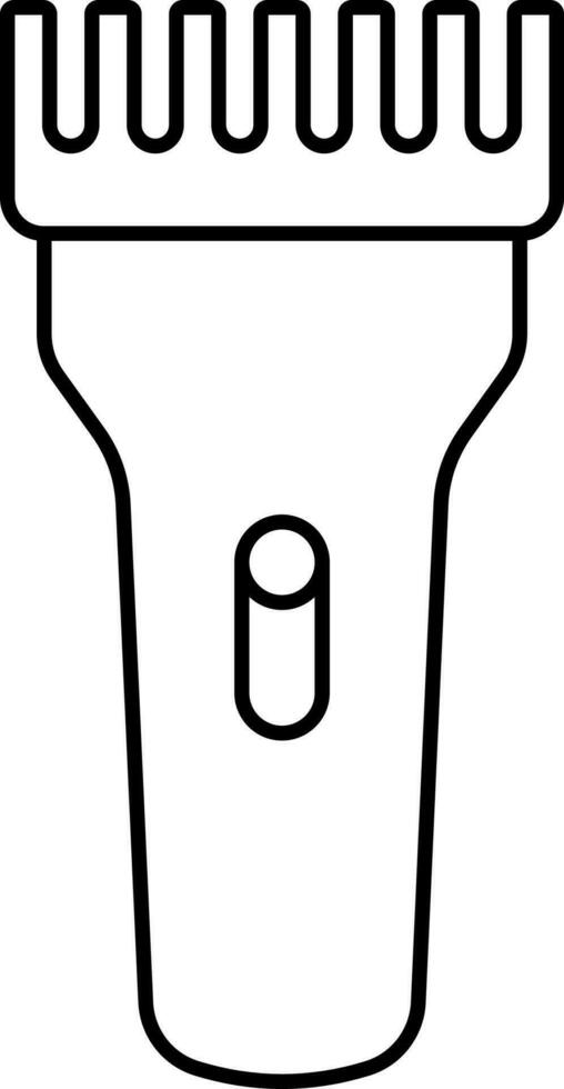 Line Art Trimmer Icon in Flat Style. vector