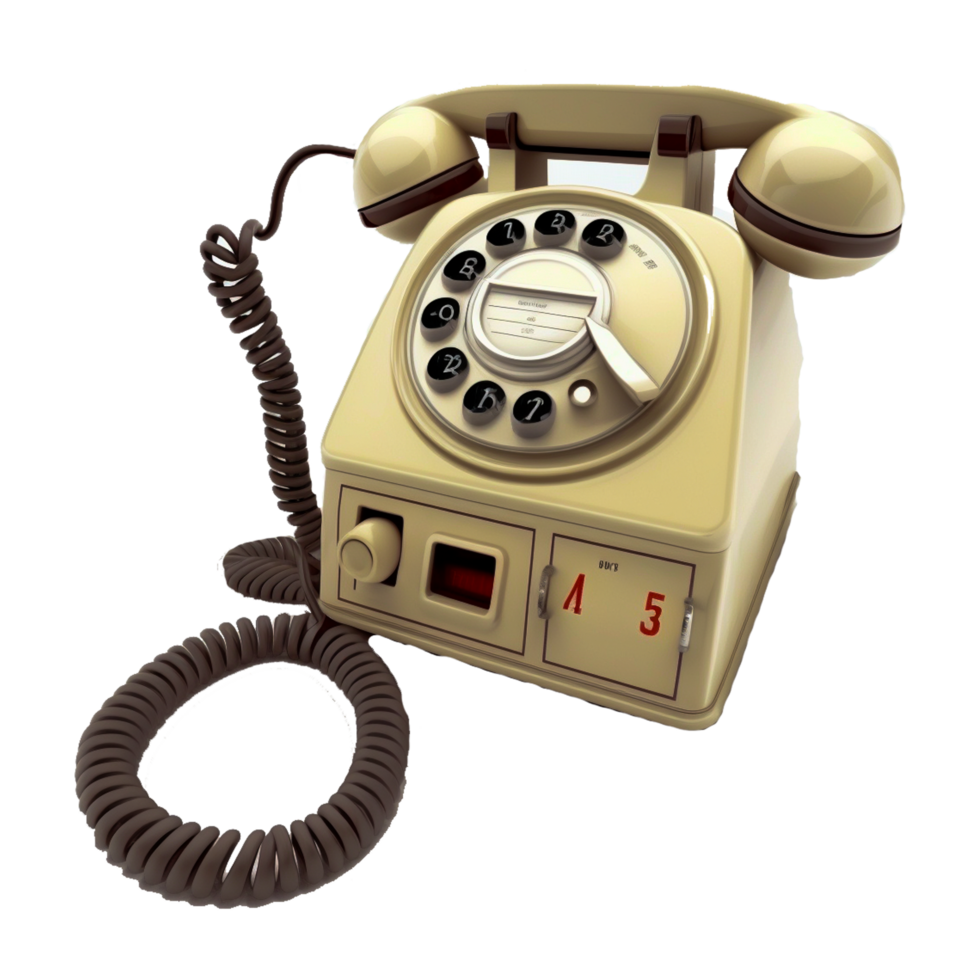 fixed telephon AI Generated png