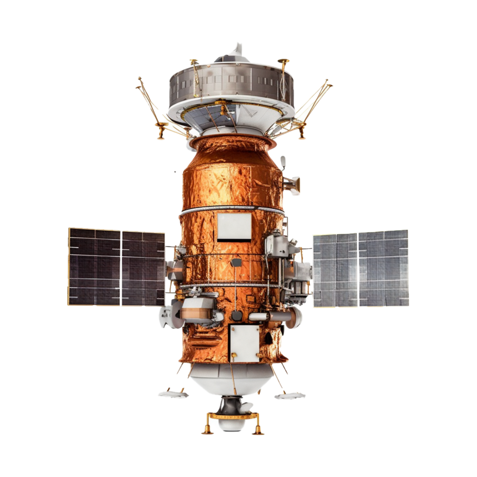 Meteorological Satellite AI Generated png