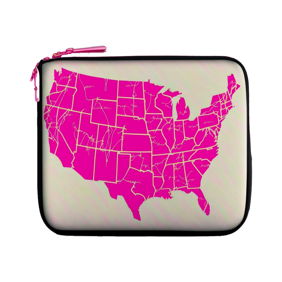 Pink Glitter Laptop bag 24195233 PNG