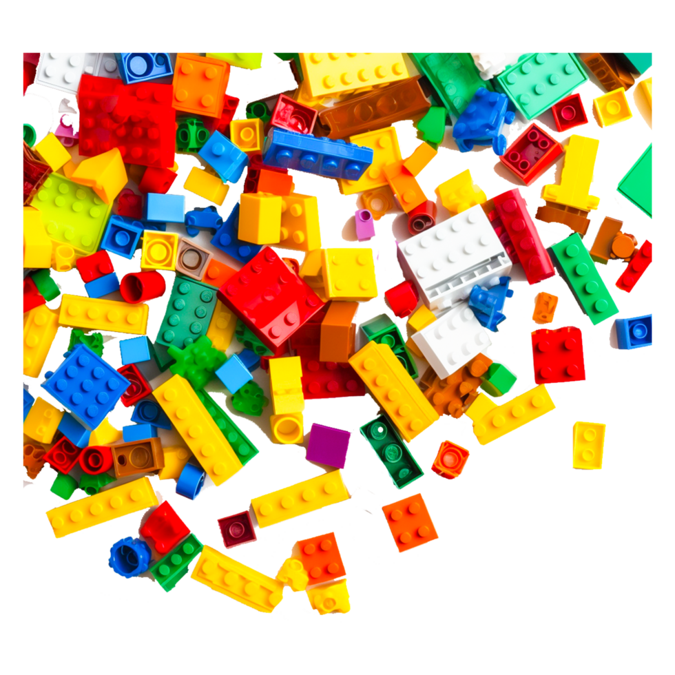 Pile of building block toys 24195240 PNG