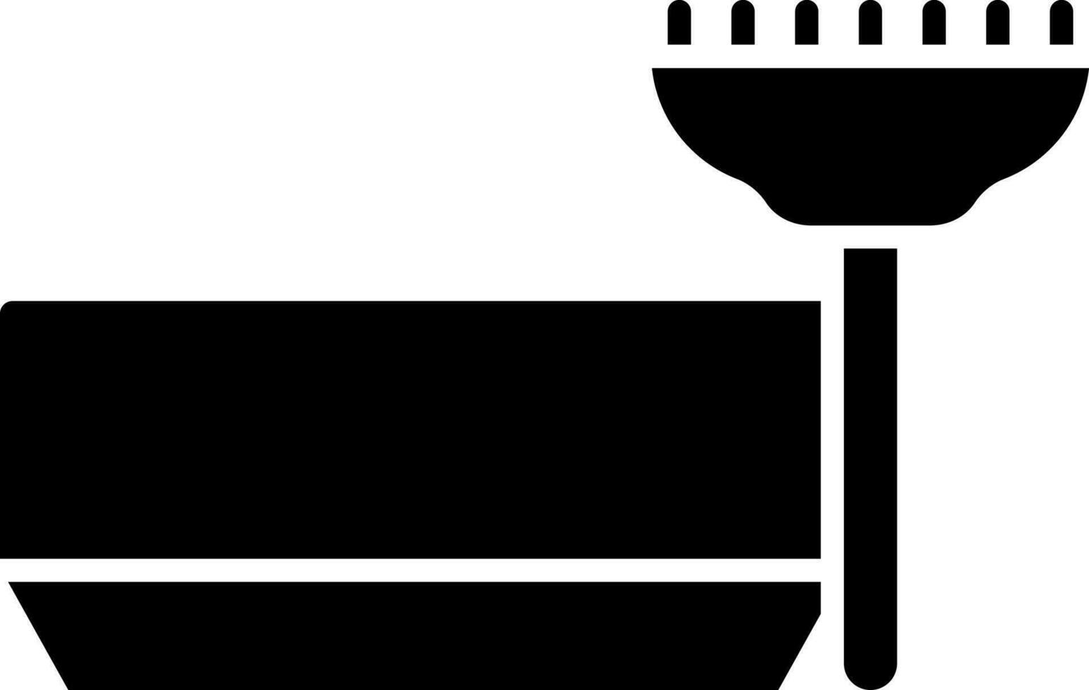 negro y blanco maquinilla de afeitar icono o símbolo. vector