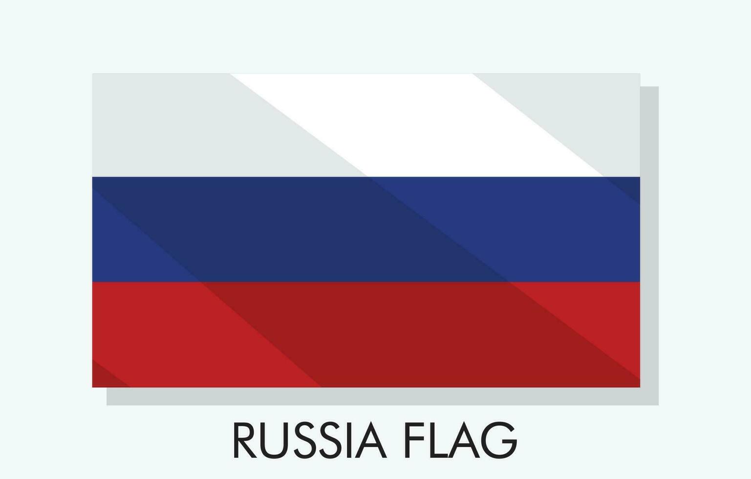 A flag of russia vector vector illustration template banner russia national day and  independence day banner design