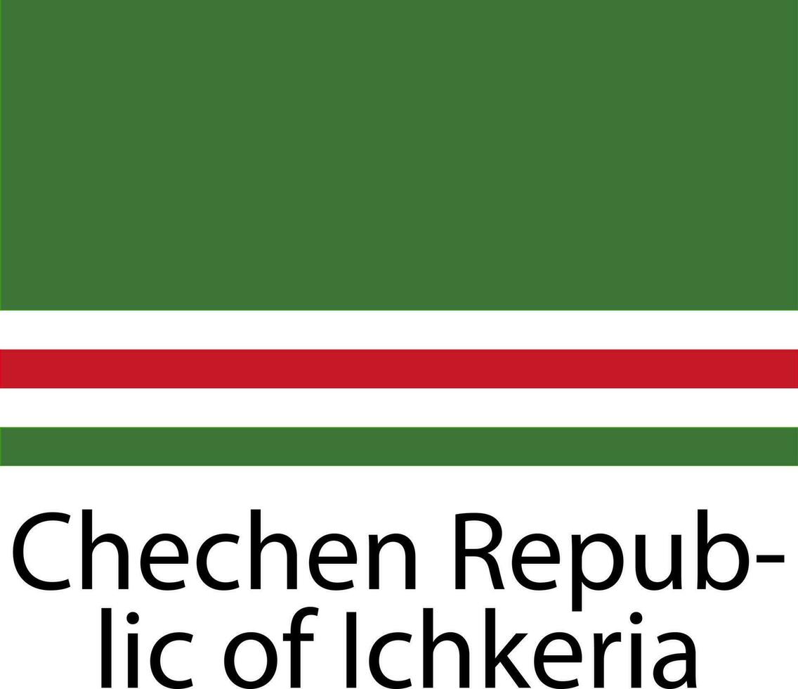 National flag icon  chechen republic of ichkeria vector