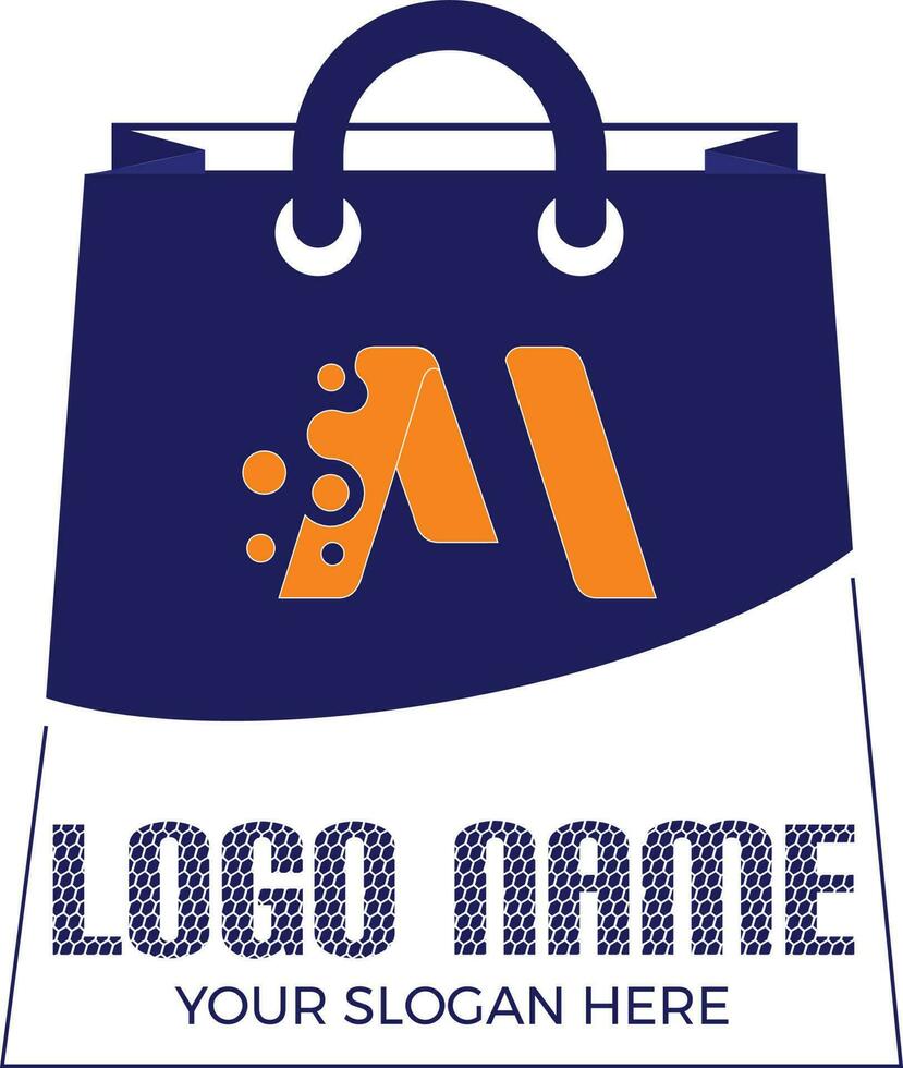 Clothes Shop Logo Template Design Vector. vector