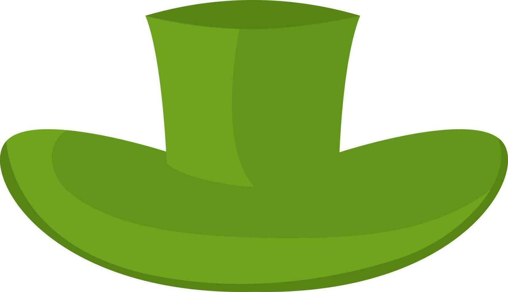 Leprechaun Hat Icon In Flat Style. vector