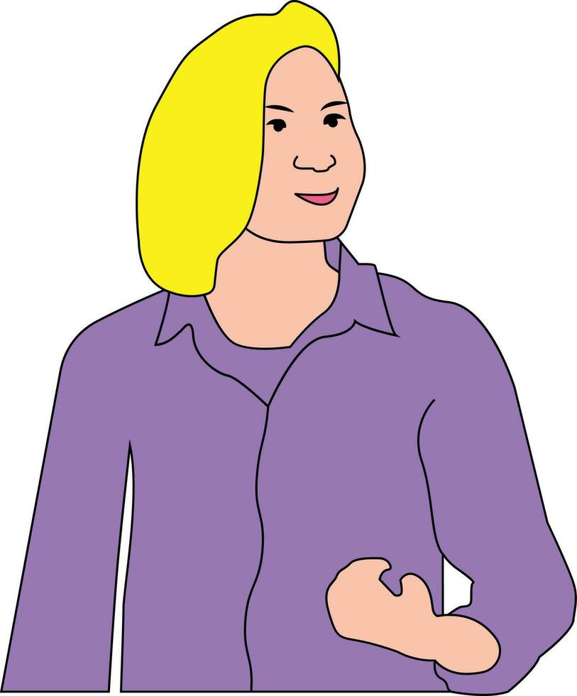 plano ilustración mujer emprendedora vector