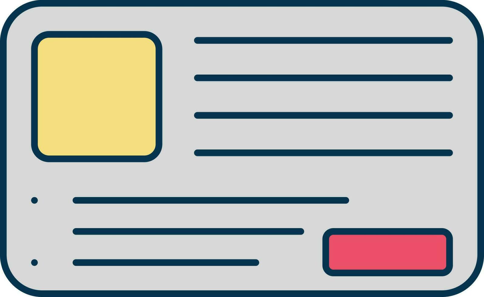 Payment Card Colorful Icon In Flat Style. vector