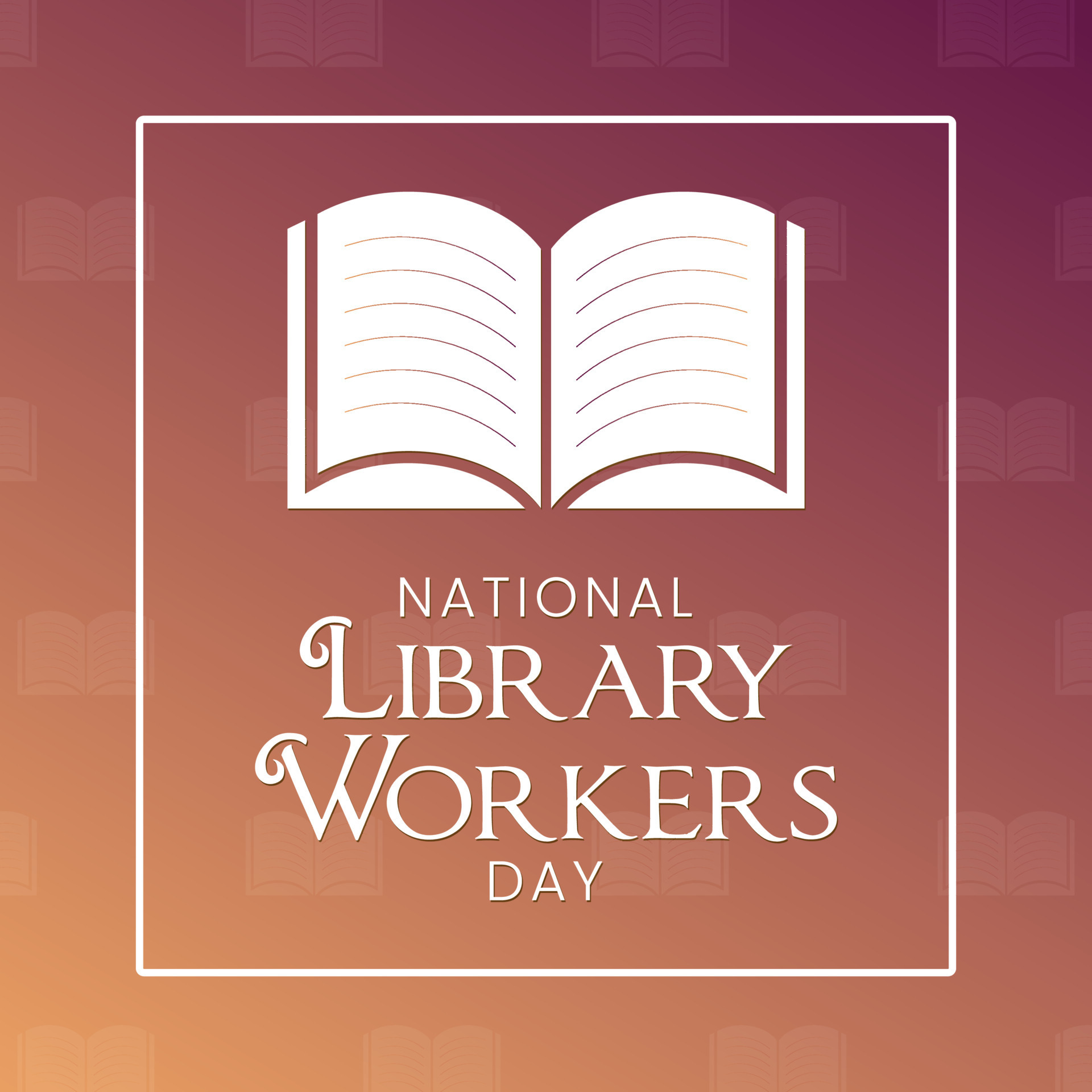 National Library Workers Day. N National Holiday concept. Template for