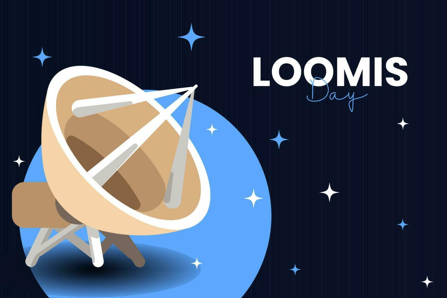 Loomis Day, National day, United states Day, united states, Loomis. Concept, Editable, Typographic Design, typography. vector