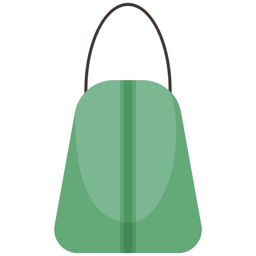 llevar bolso elemento en verde color. vector