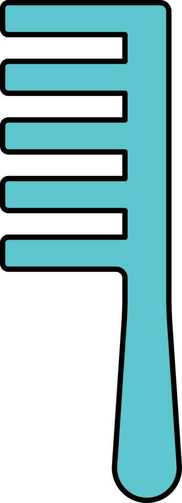 Vector Illustration of Hair Comb Icon in flat Style.