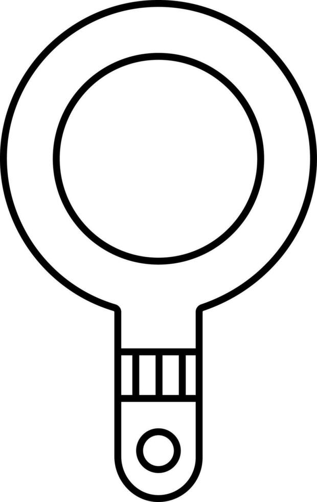 Illustration Of Search Icon In Stroke Style. vector