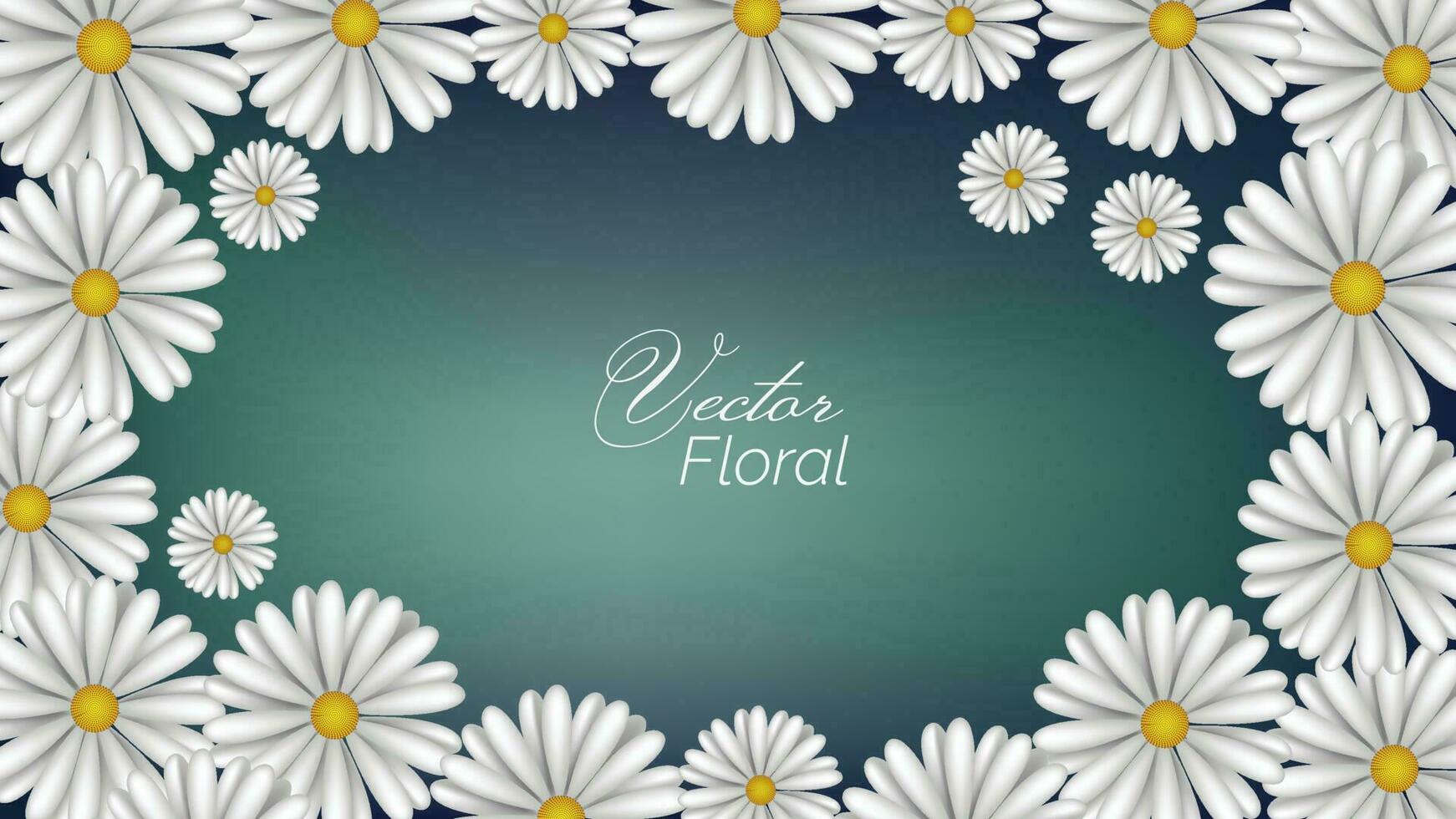 resumen floral vector bg blanco margarita flores primavera naturaleza antecedentes