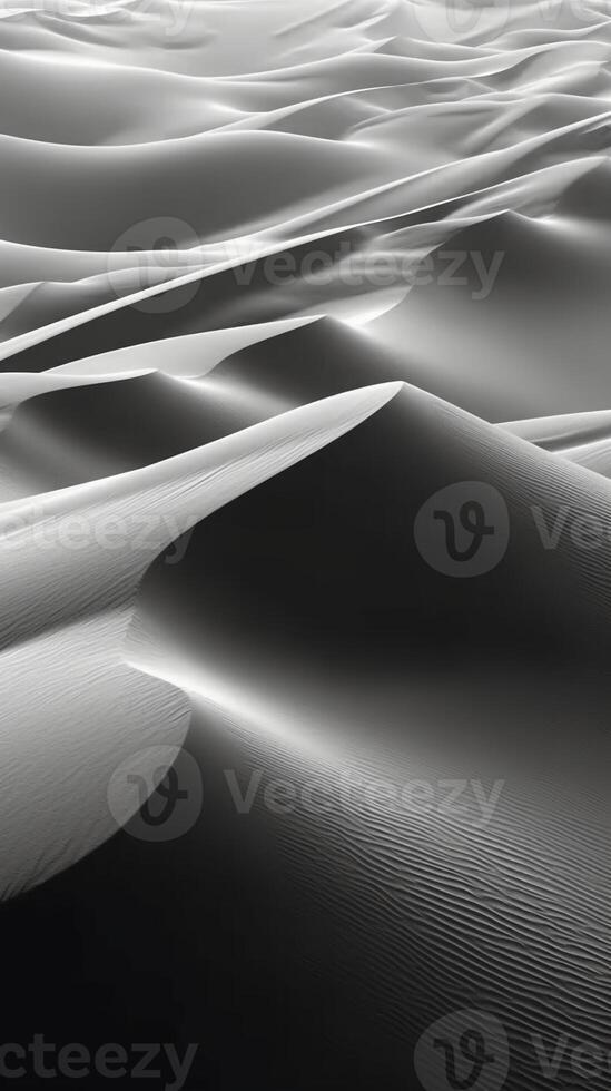 photographs of desert of surfaces, dark gray and white. photo